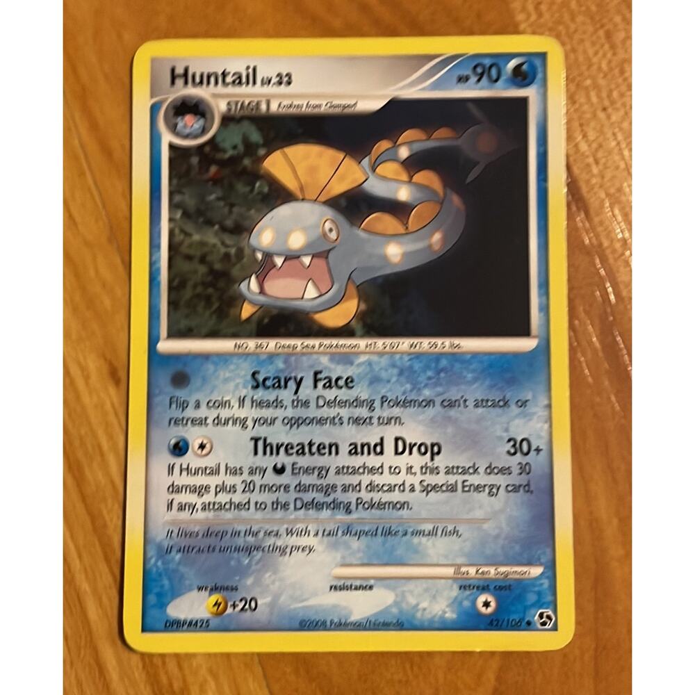 Huntail Pokemon‎ Card